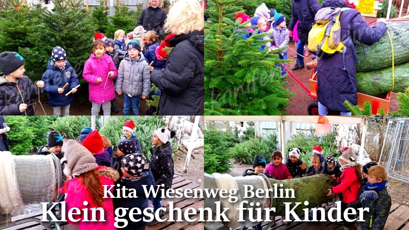 Klein geschenk für Kinder Kita Wiesenweg Berlin